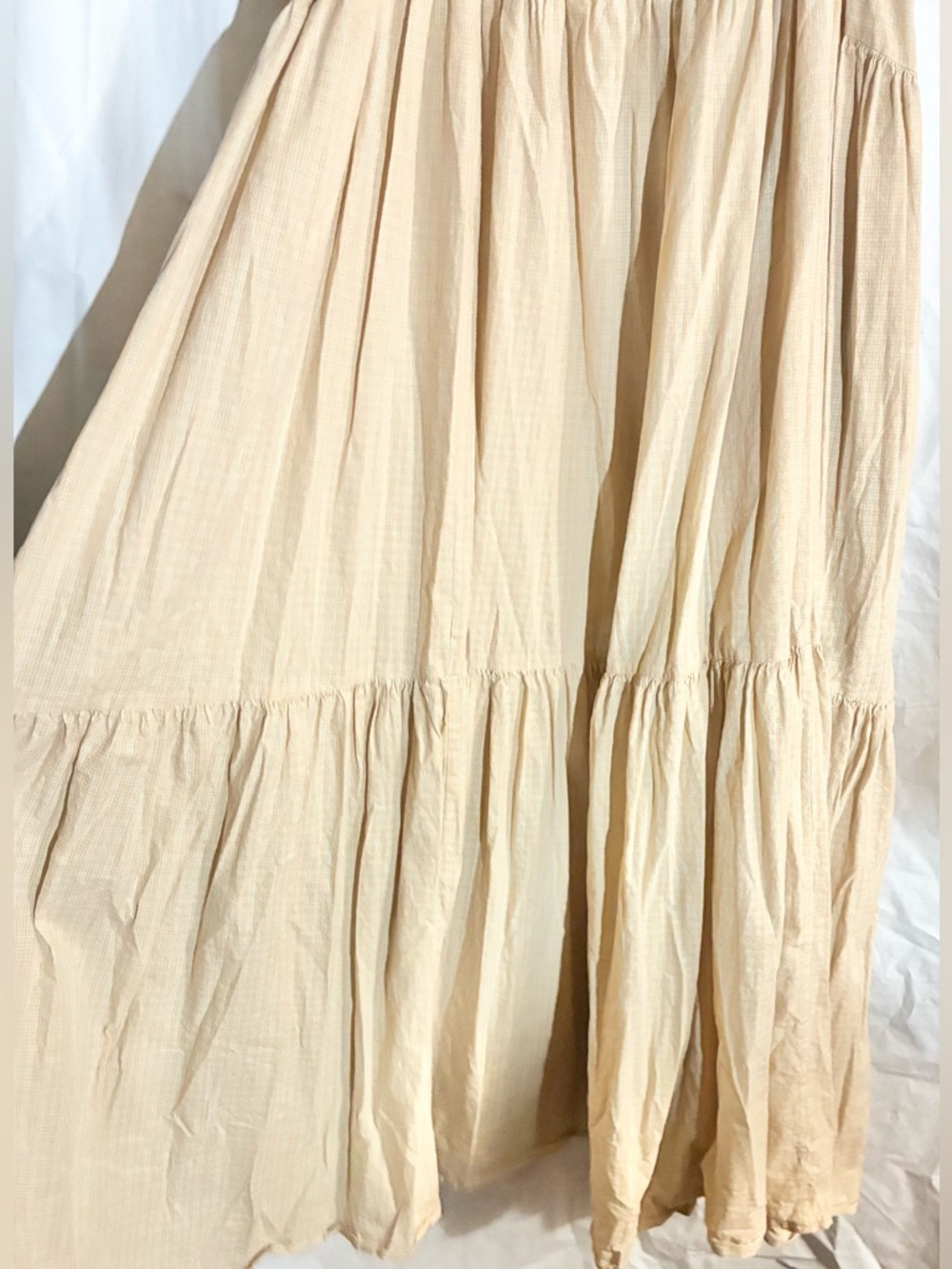 Everlane cotton Peasant Dress Sz M oversized Staple Billowy light Pockets - Picture 10 of 16